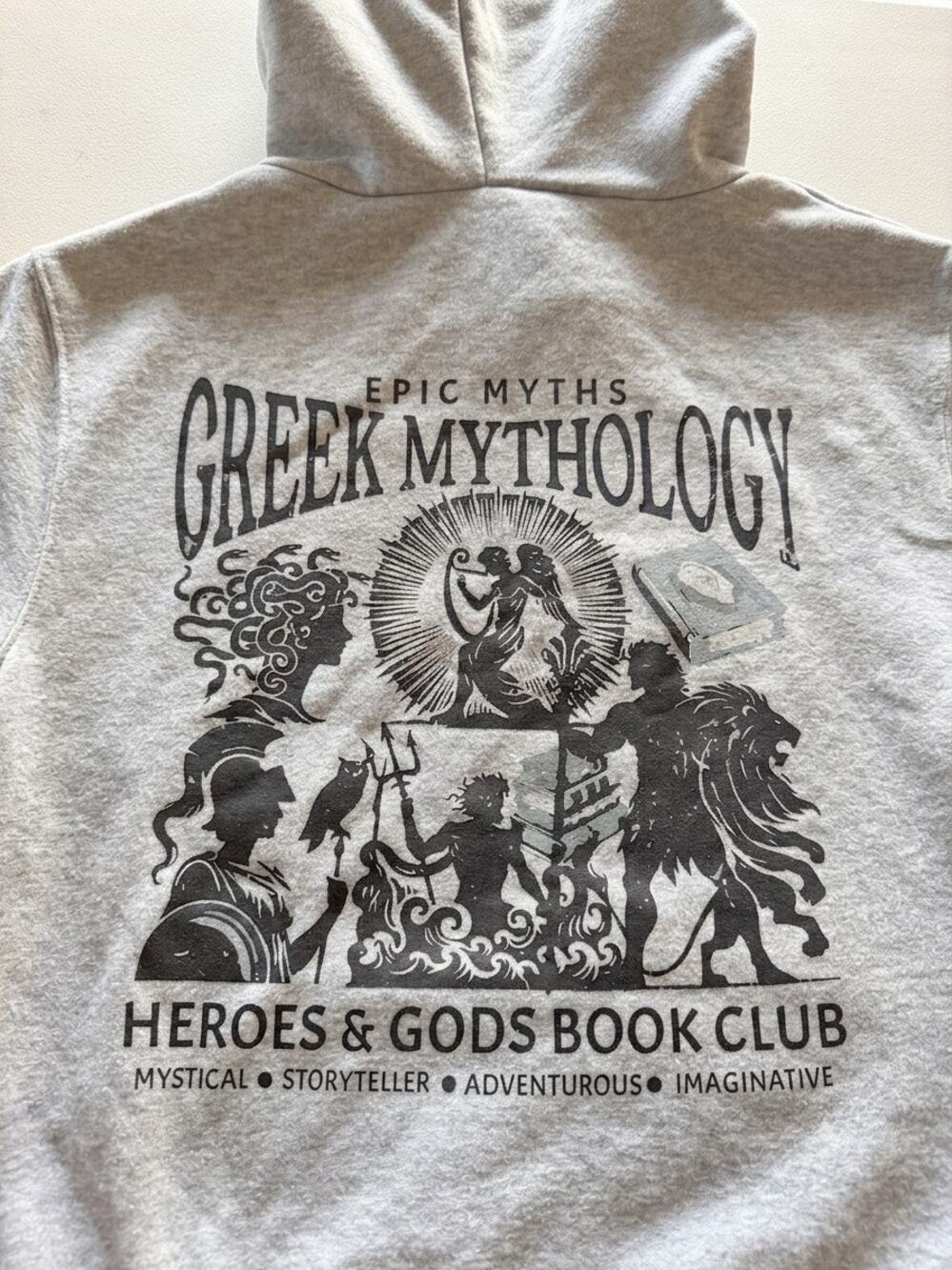 Greek Mythology Heroes & Gods Book Club Hoodie